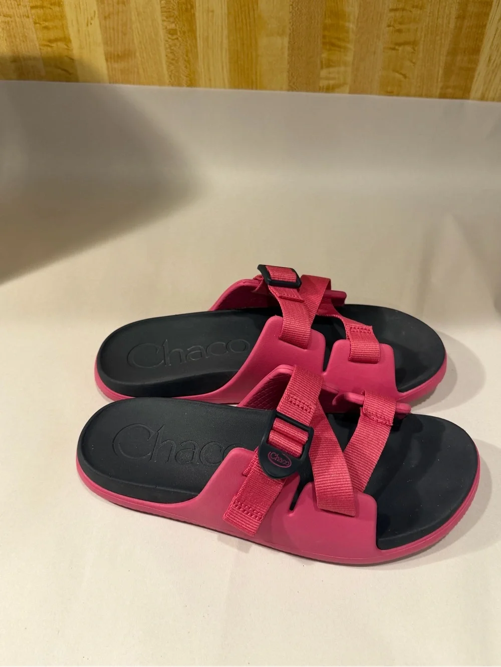 Chaco Kids Chillo Slides Active Pink Comfort Sandals
